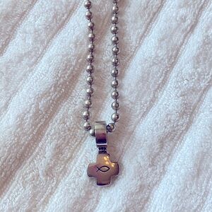 SILPADA SOLID NECKLACE AND CROSS